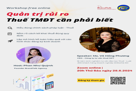 Quản trị rủi ro - Thuế TMĐT cần phải biết - Công ty tư vấn thuế DPT